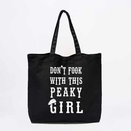 Peaky Girl Tote Bag