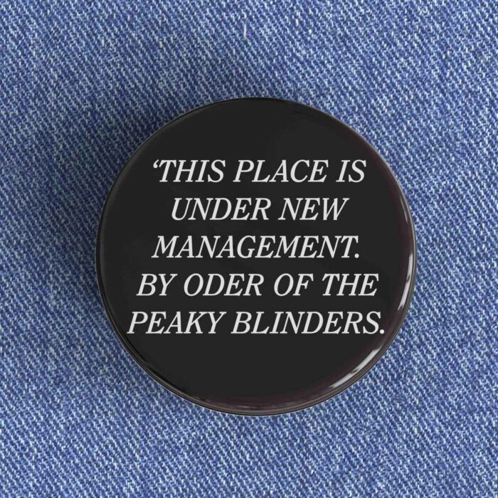 Under New Management Badge/Magnet