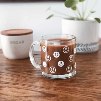Smiley Glass Mug