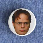 Pouting Dwight Badge