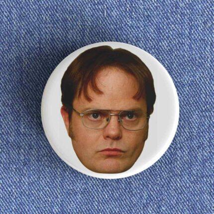 Pouting Dwight Badge