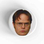 Pouting Dwight Magnet
