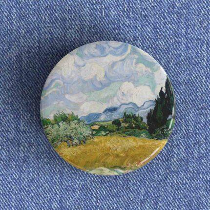 Van Gogh Landscape Badge