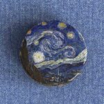 Van Gogh Starry Night Badge