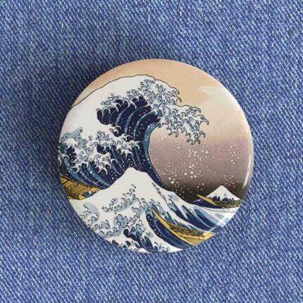 The Great Wave off Kanagawa Badge
