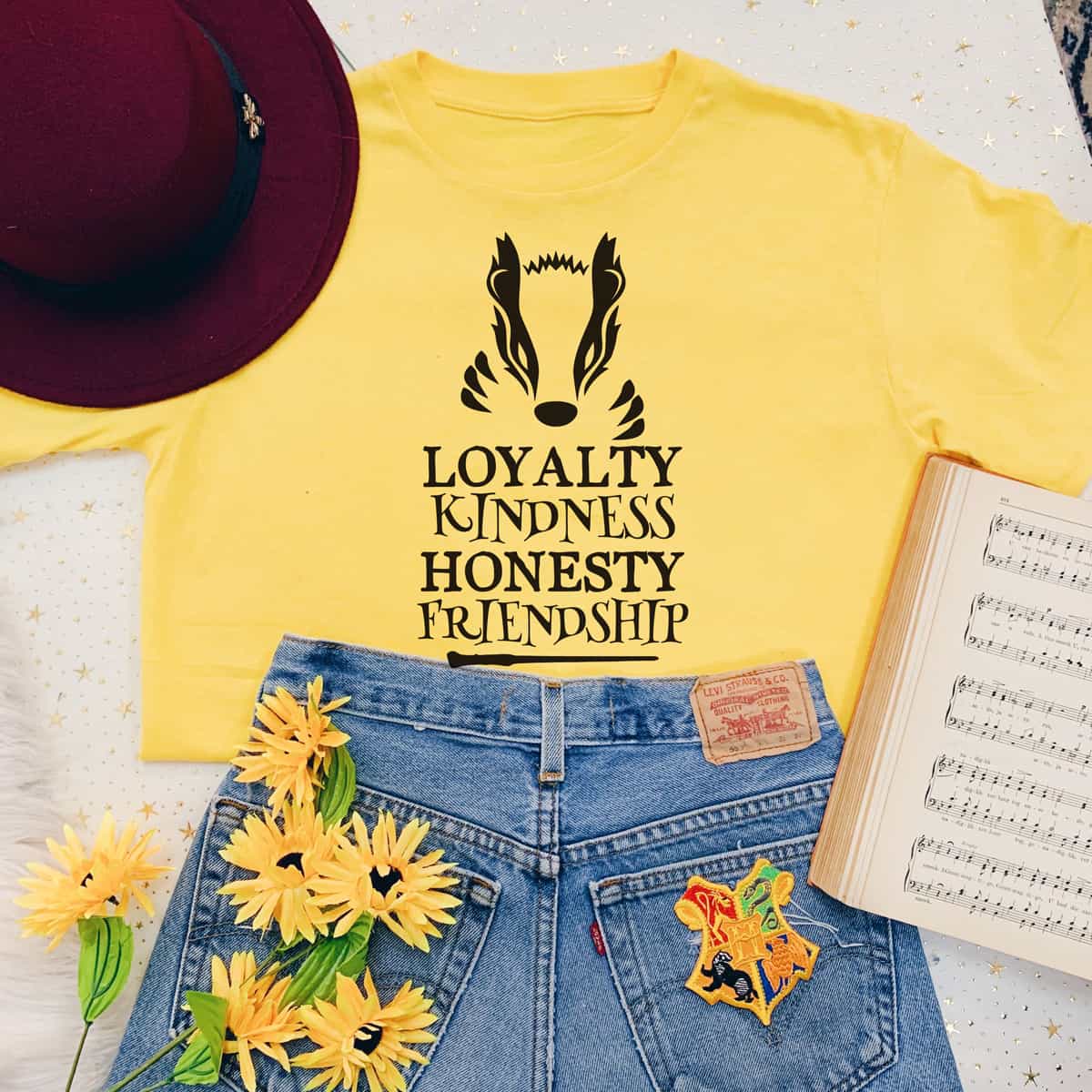 Hufflepuff Traits T-Shirt Hufflepuff Traits T-Shirt