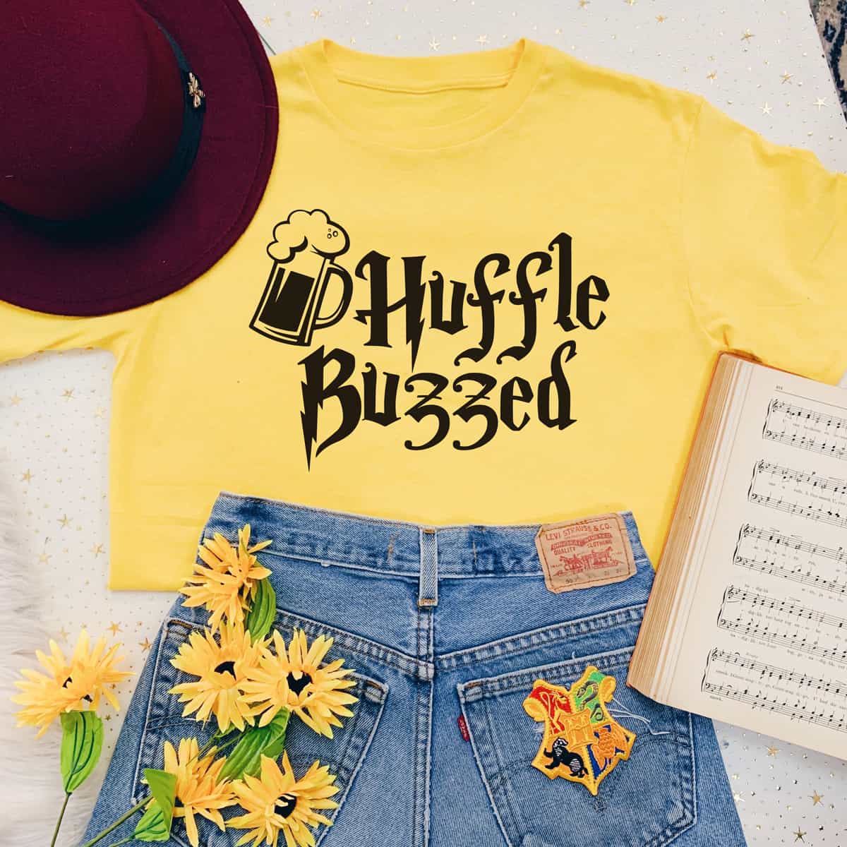 Huffle Buzzed T-Shirt Huffle Buzzed T-Shirt