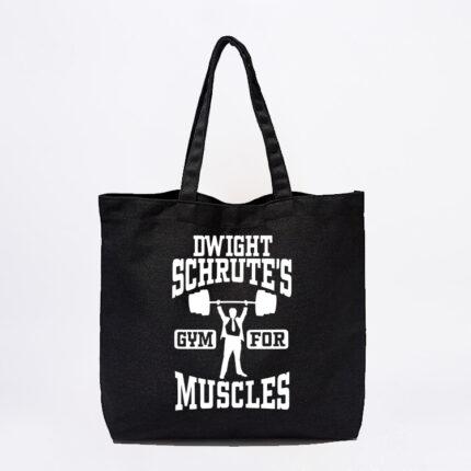 Dwight Schrutes Muscles Tote Bag