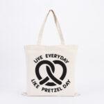 Pretzel Day Tote Bag