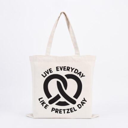 Pretzel Day Tote Bag