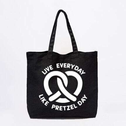 Pretzel Day Tote Bag