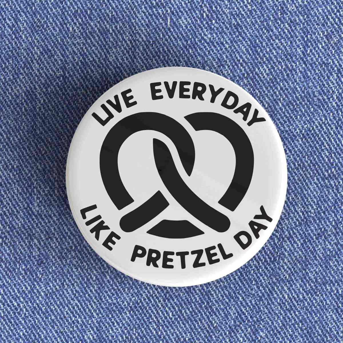 Pretzel Day Badge Pretzel Day