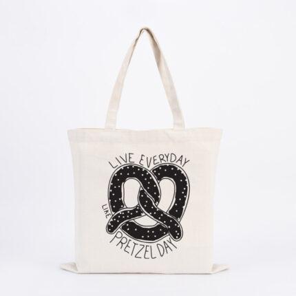 Pretzel Day Tote Bag