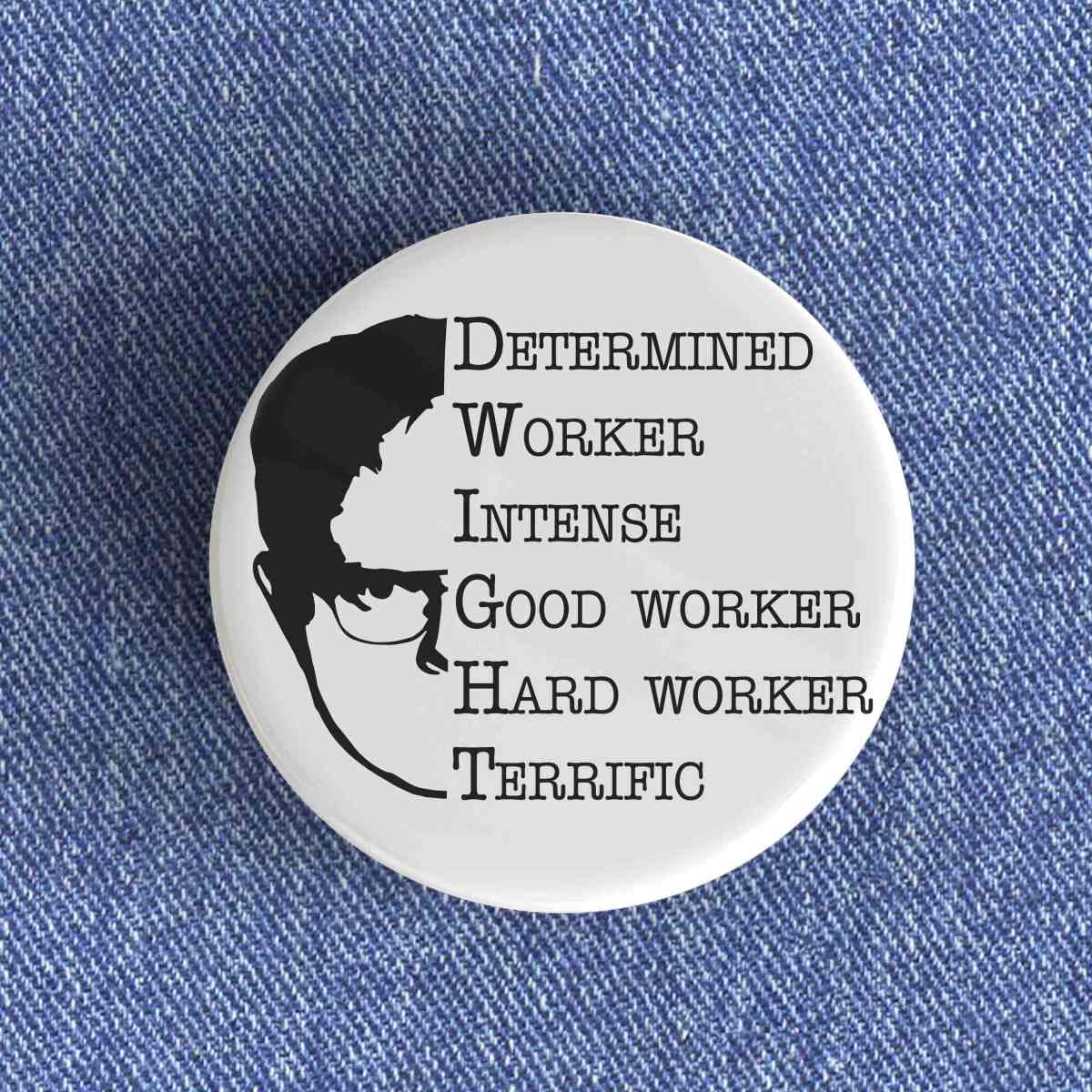Dwight Characteristics Badge Dwight Characteristics