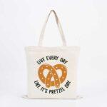 Pretzel Day Tote Bag