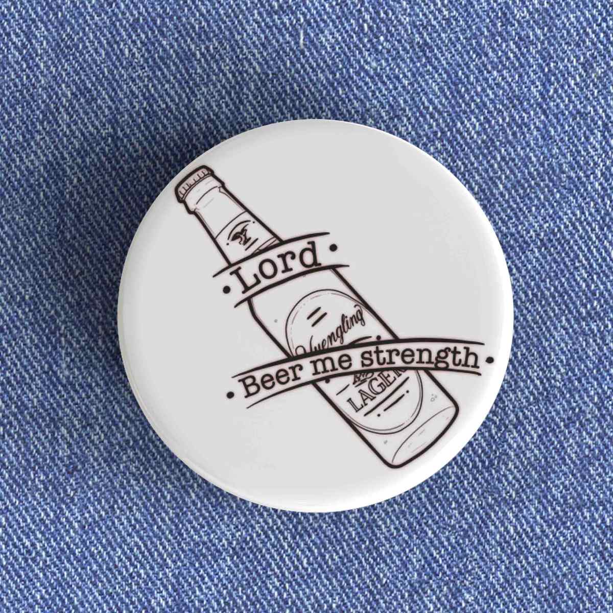 Beer Me Strength Badge Beer Me Strength Badge