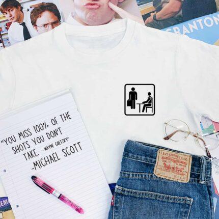 The Office Logo Pocket Print T-Shirt