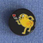 Kiss My Butt Jake Badge/Magnet