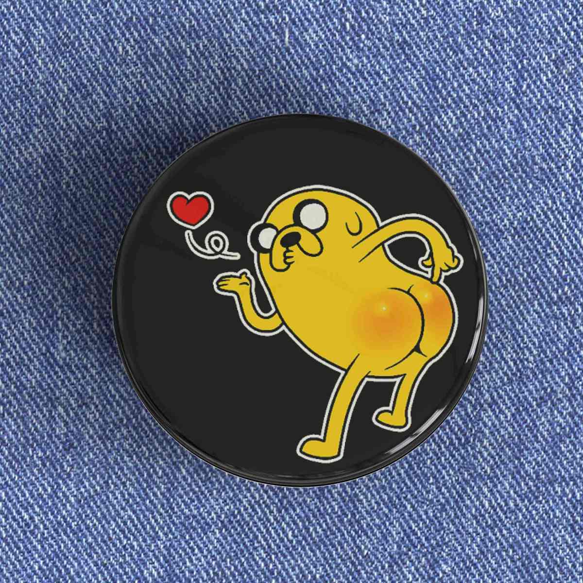 Kiss My Butt Jake Badge/Magnet Kiss My Butt Jake Badge/Magnet