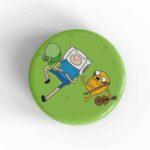 Laying On The Grass Adventure Time Badge/Magnet