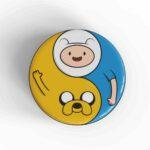 Yin Yang Adventure Time Badge/Magnet