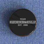 Hitchcock & Scully Tape Badge