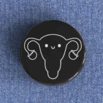 Cute Uterus Badge/Magnet
