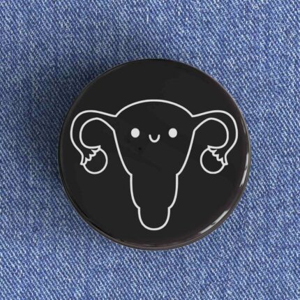 Cute Uterus Badge/Magnet