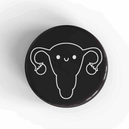 Cute Uterus Badge/Magnet