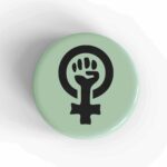 Female Power Symbol Badge/Magnet