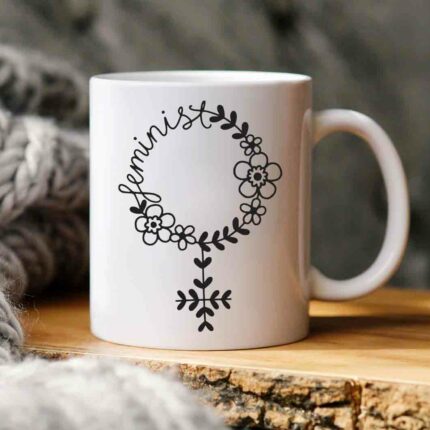 Floral Feminist Mug