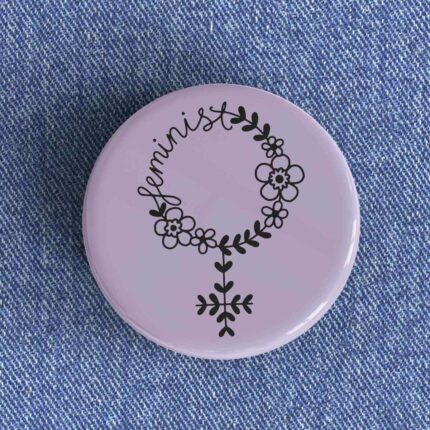 Feminist Symbol Badge/Magnet