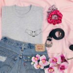 Uterus Hands Symbol Pocket Print T-Shirt