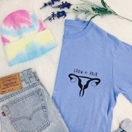 Grow A Pair Pocket Print T-Shirt