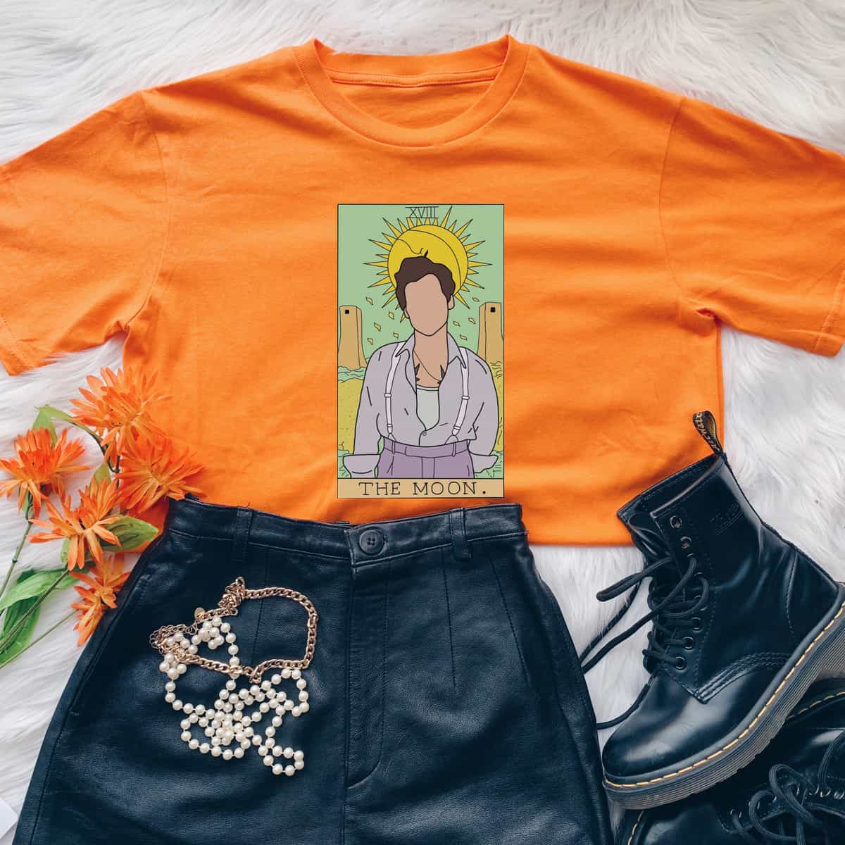 The Moon Tarot T-Shirt The Moon Tarot T-Shirt