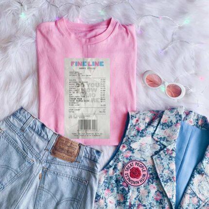 Fine Line Receipt T-Shirt