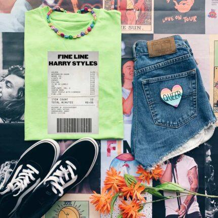 Fine Line Receipt T-Shirt