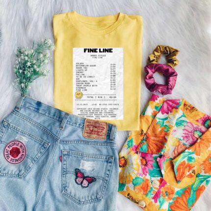 Fine Line Receipt T-Shirt
