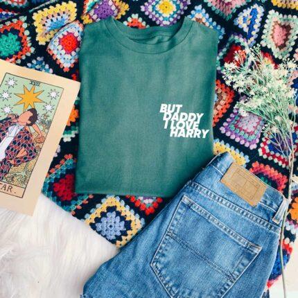 But Daddy I Love Harry Pocket Print T-Shirt