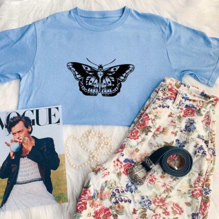 Harry Styles Butterfly Tattoo T-Shirt