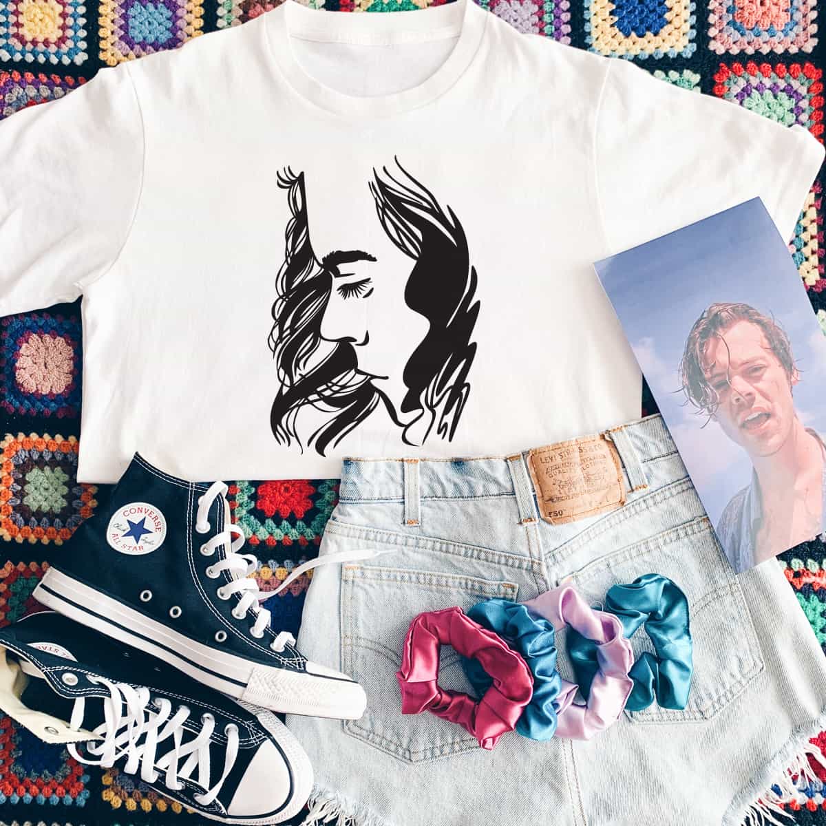 Harry Styles Side Profile T-Shirt Harry Styles Side Profile T-Shirt - Image 1