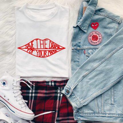 Save The Drama Lips T-Shirt
