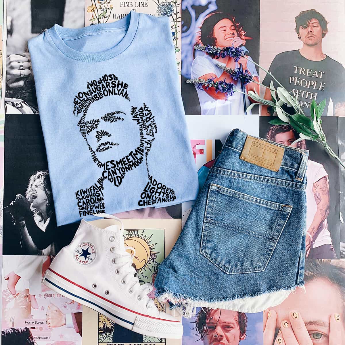 Harry Styles Lyrics T-Shirt Harry Styles Lyrics T-Shirt
