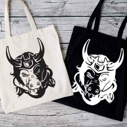 Loki Boar Tote Bag