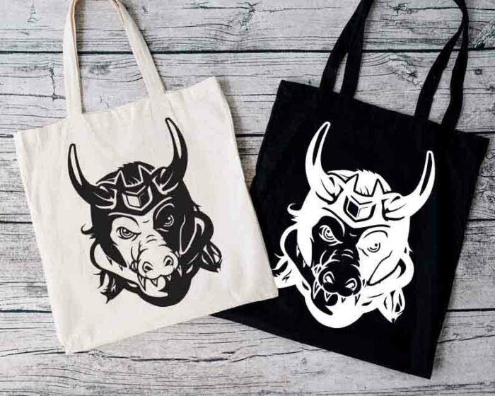 Loki Boar Tote Bag