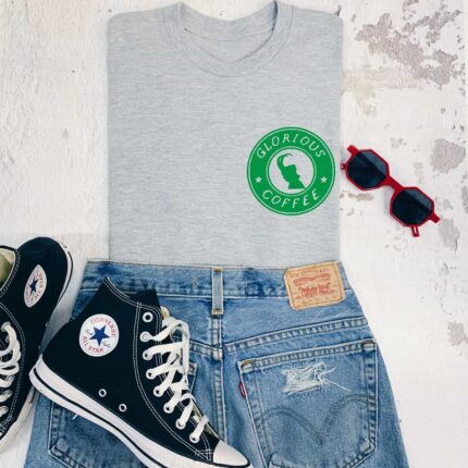 Glorious Coffee Pocket Print T-Shirt