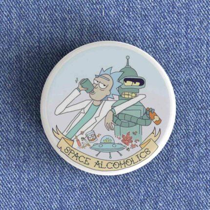 Space Alcoholics Badge/Magnet