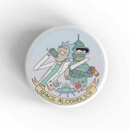 Space Alcoholics Badge/Magnet