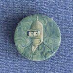Van Gogh Bender Badge/Magnet