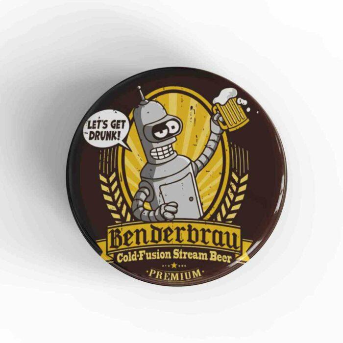 Bender Beer Badge/Magnet